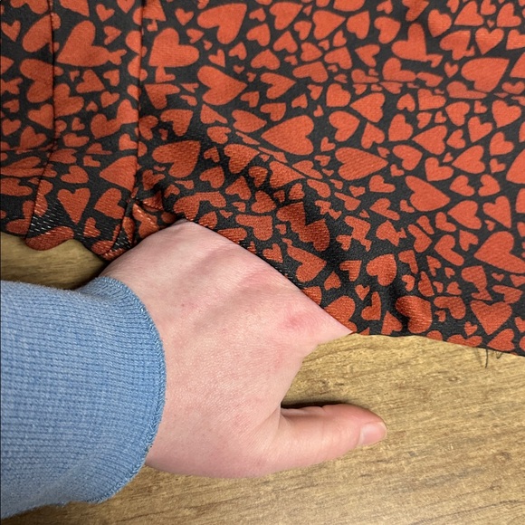 Torrid net Valentine’s Day date wuthering heights movie heart print knit dress - Picture 9 of 9